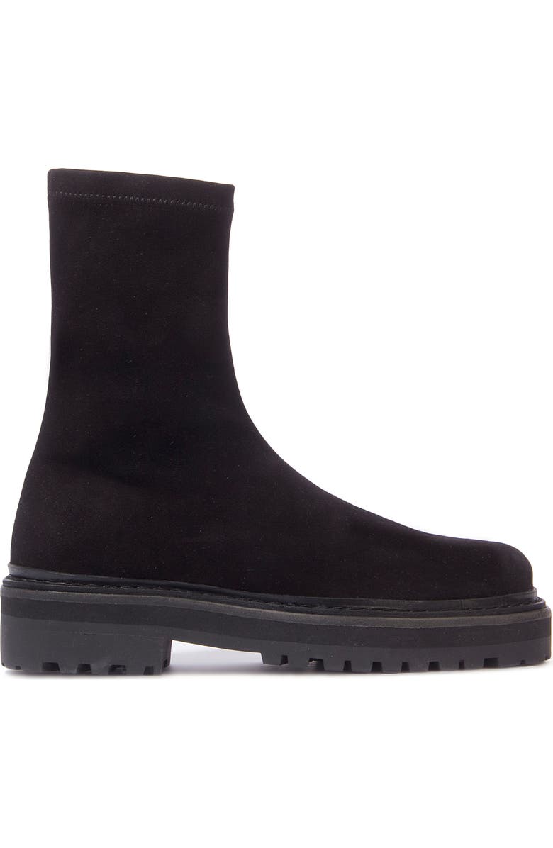 BLACK SUEDE STUDIO Dani Lug Sole Bootie, Alternate, color,