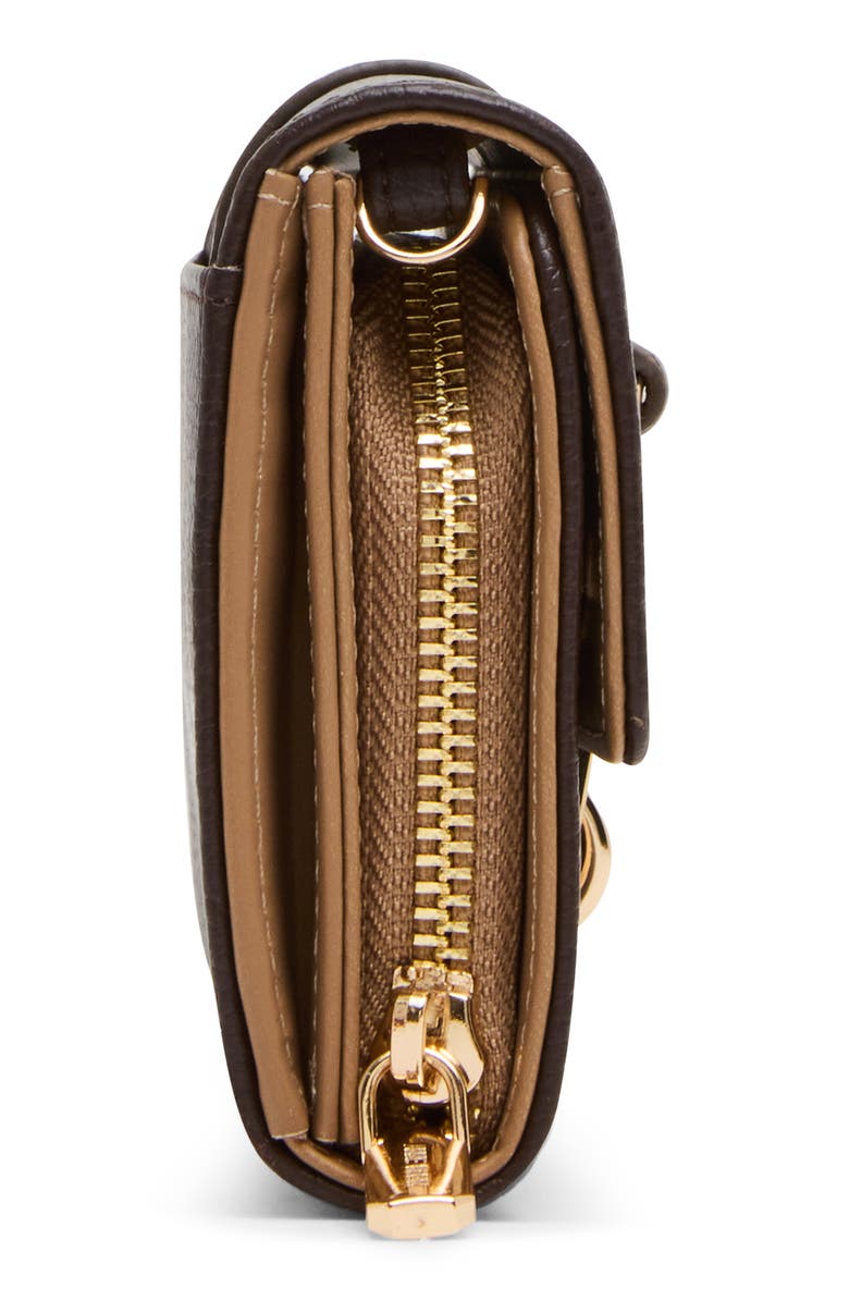 Anne Klein Wallet on a Chain Crossbody Bag, Alternate, color, Espresso