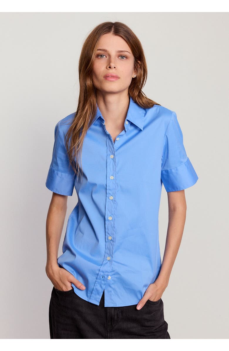The Shirt by Rochelle Behrens The Short Sleeve Shirt, Alternate, color, French Blue