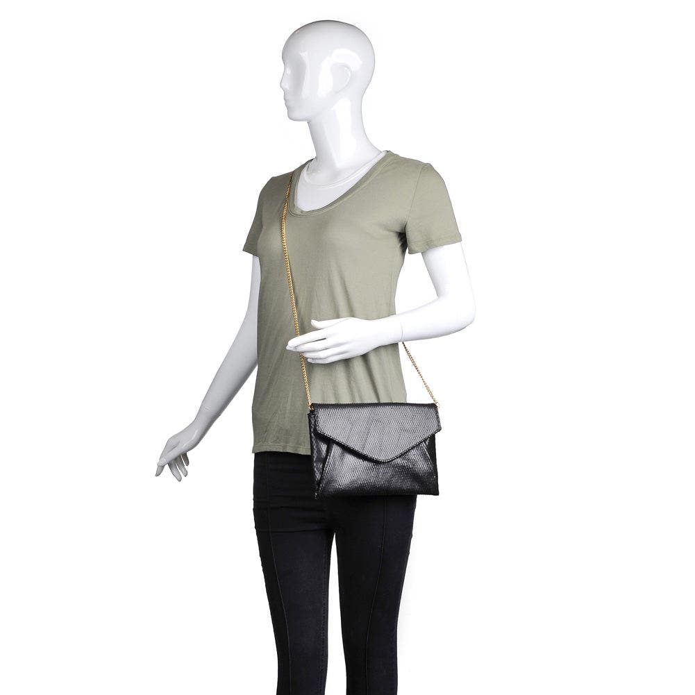 Stylish Grey Cara Clutch Bag for Chic Nights Out, Alternate, color, Grey