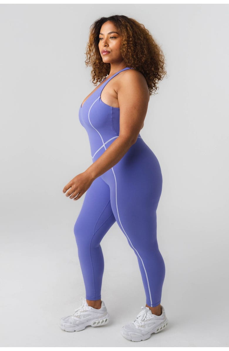 Vitality Cloud II X Jumpsuit, Alternate, color, Blueberry Contrast