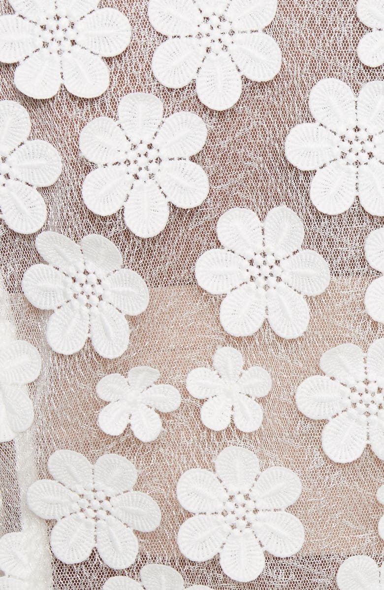 Milly Irena Floral Appliqué Top, Alternate, color, 