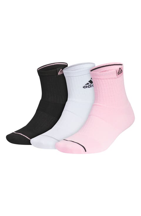 Assorted 3-Pack AEROREADY Cushioned Sport 3.0 Quarter Crew Socks