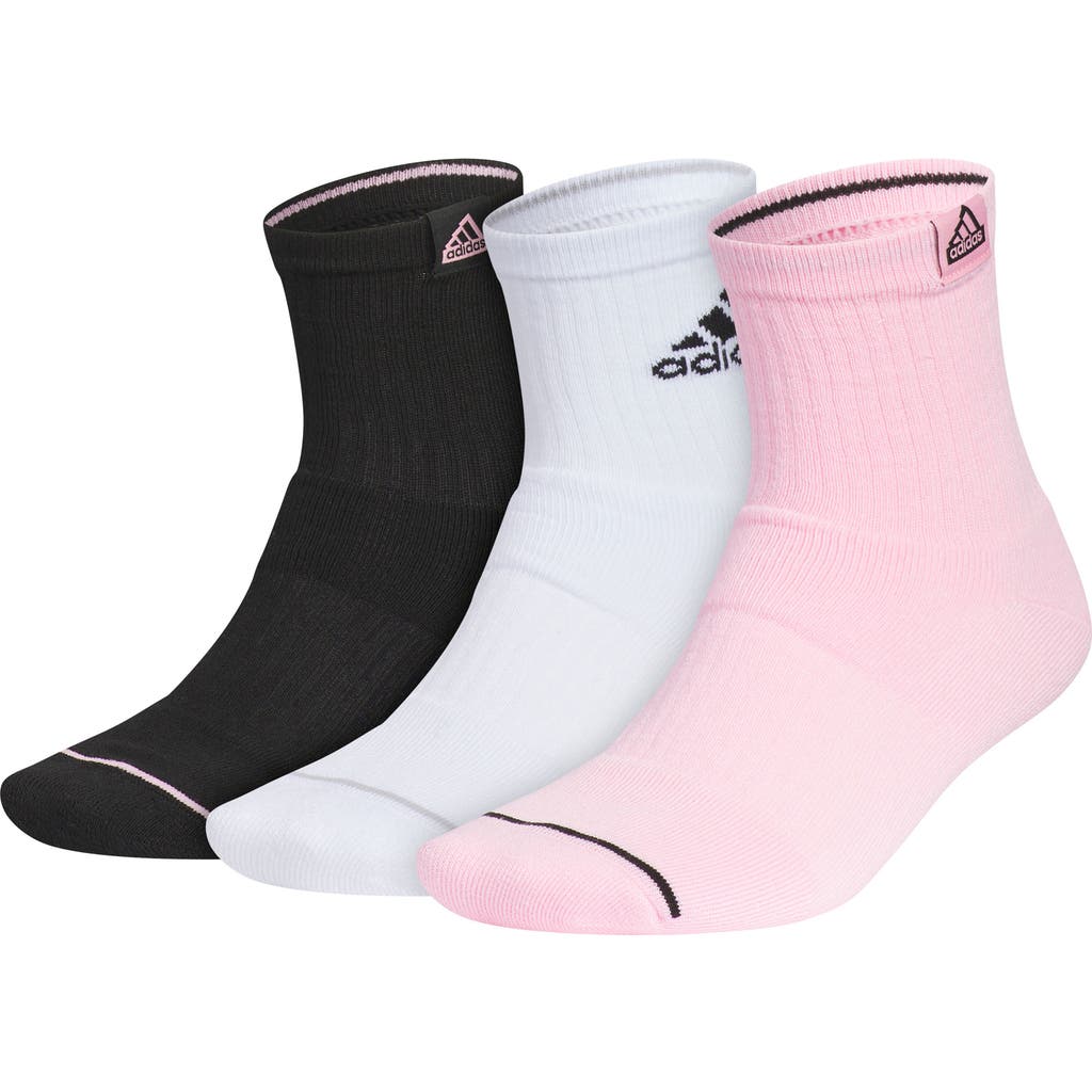 Adidas Originals Adidas Assorted 3-pack Aeroready Cushioned Sport 3.0 Quarter Crew Socks In Multi
