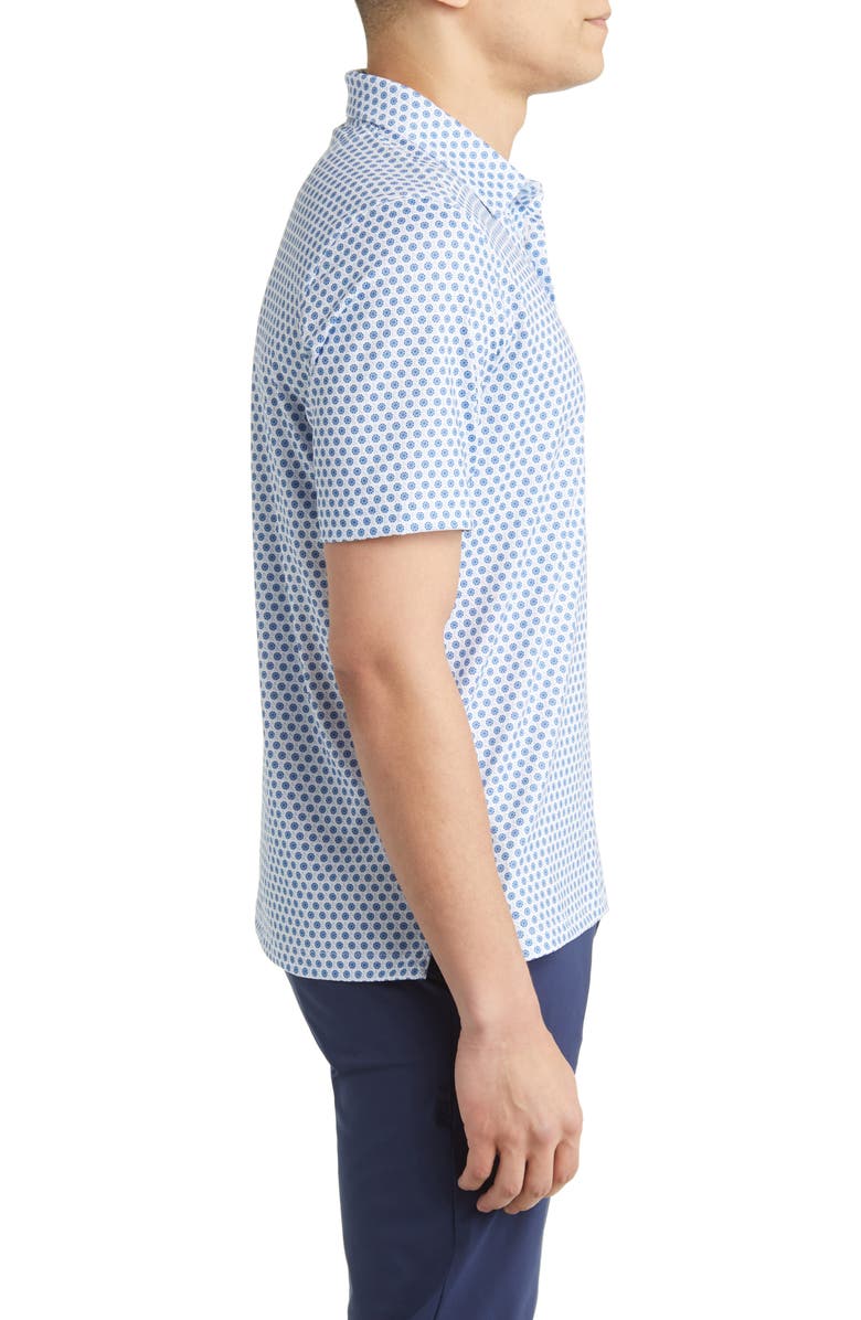 Johnston & Murphy XC4<sup>®</sup> Floral Medallion Performance Golf Polo, Alternate, color, 