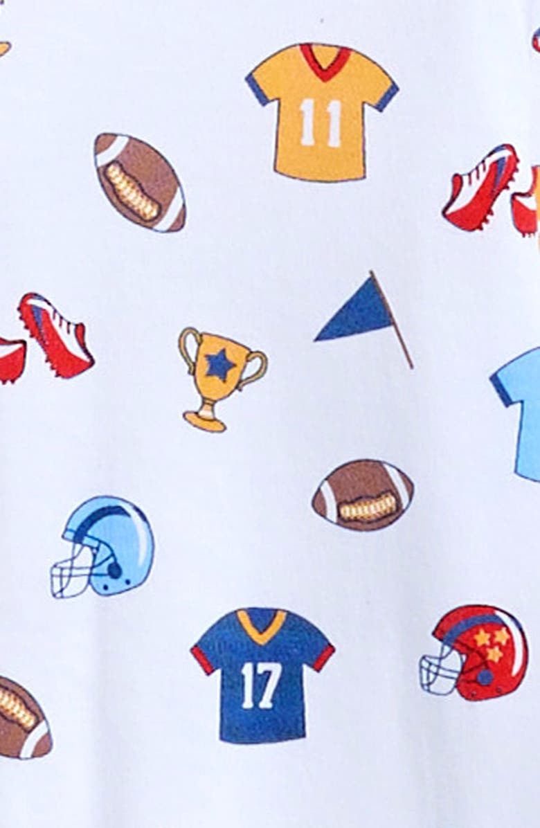 Kissy Kissy Pima Cotton Footie, Alternate, color, 