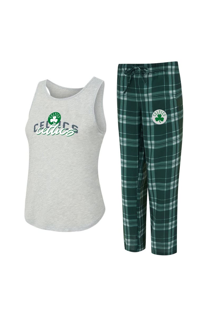 CONCEPTS SPORT Women
s Concepts Sport Green Boston Celtics Regulate Tank
Pant Set, Main, color, Green