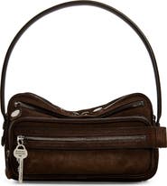 Acne Studios Camero Party Suede Shoulder Bag
