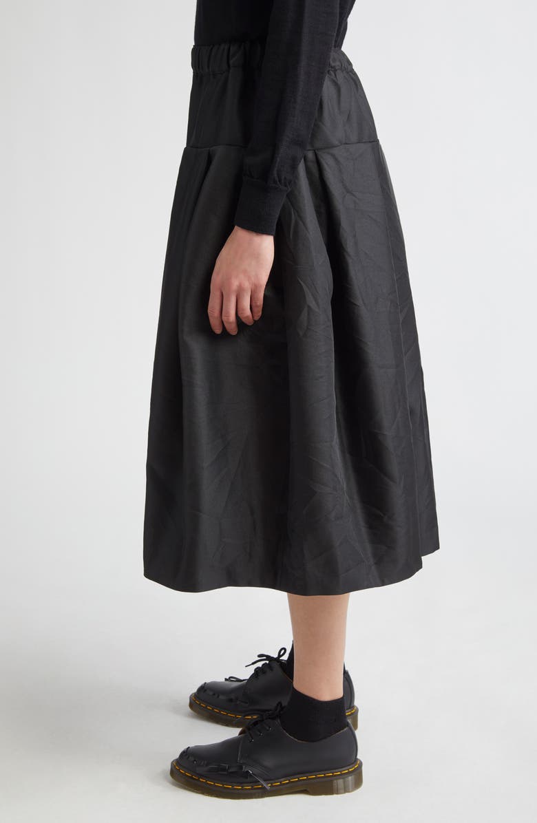 Comme des Garçons Comme des Garçons Pleated Gabardine Skirt, Alternate, color, 