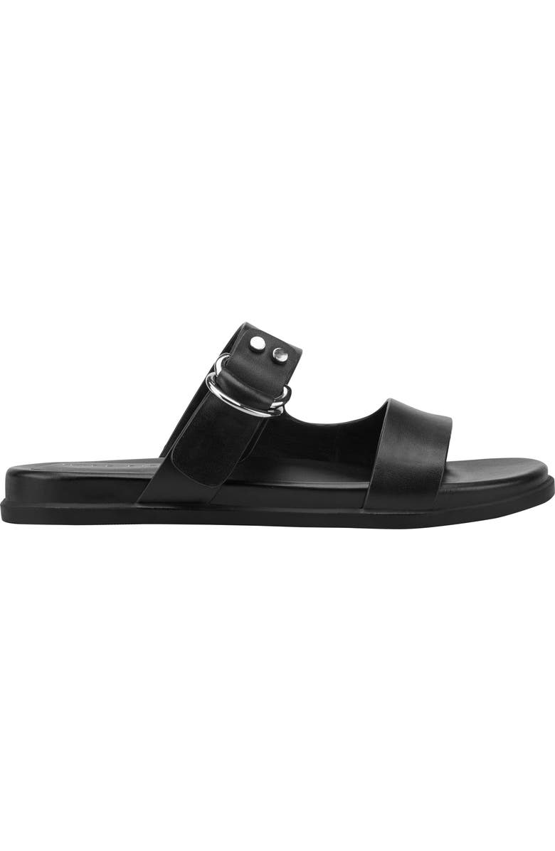Marc Fisher LTD Gia Slide Sandal, Alternate, color, Black