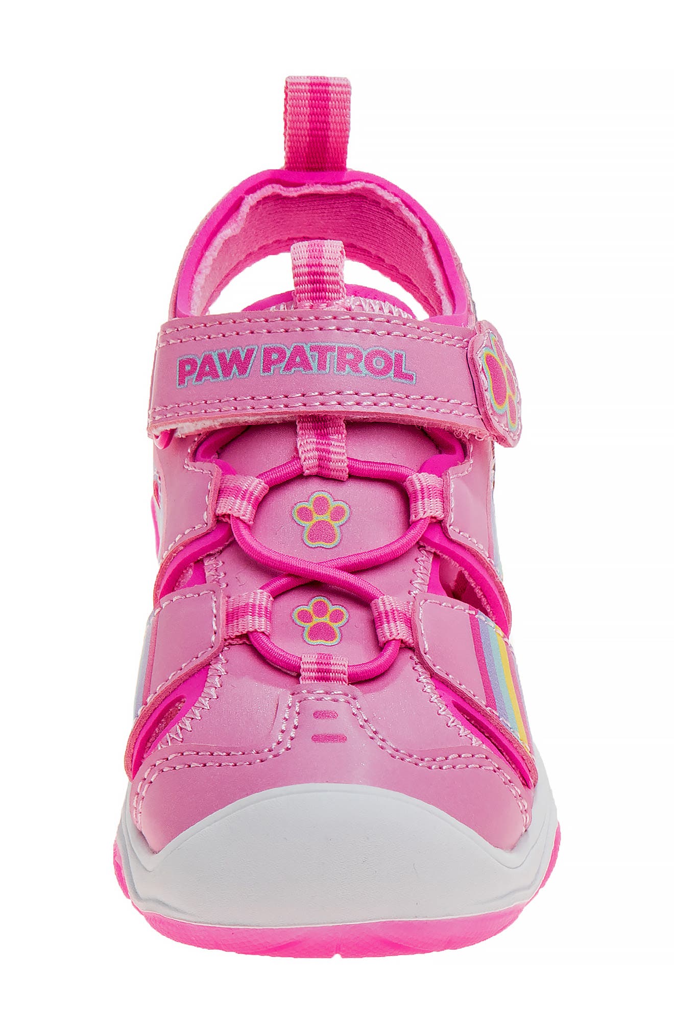 JOSMO x Paw Patrol<sup>®</sup> Kids' Skye & Everest Fisherman Sandal, Alternate, color, Pink
