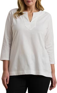 Lauren Ralph Lauren Split Neck Tunic