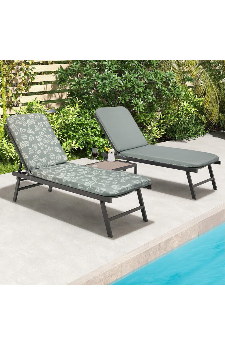 Outdoor Decor by Commonwealth Patio Lounge Chair Cushion, Alternate, color, 