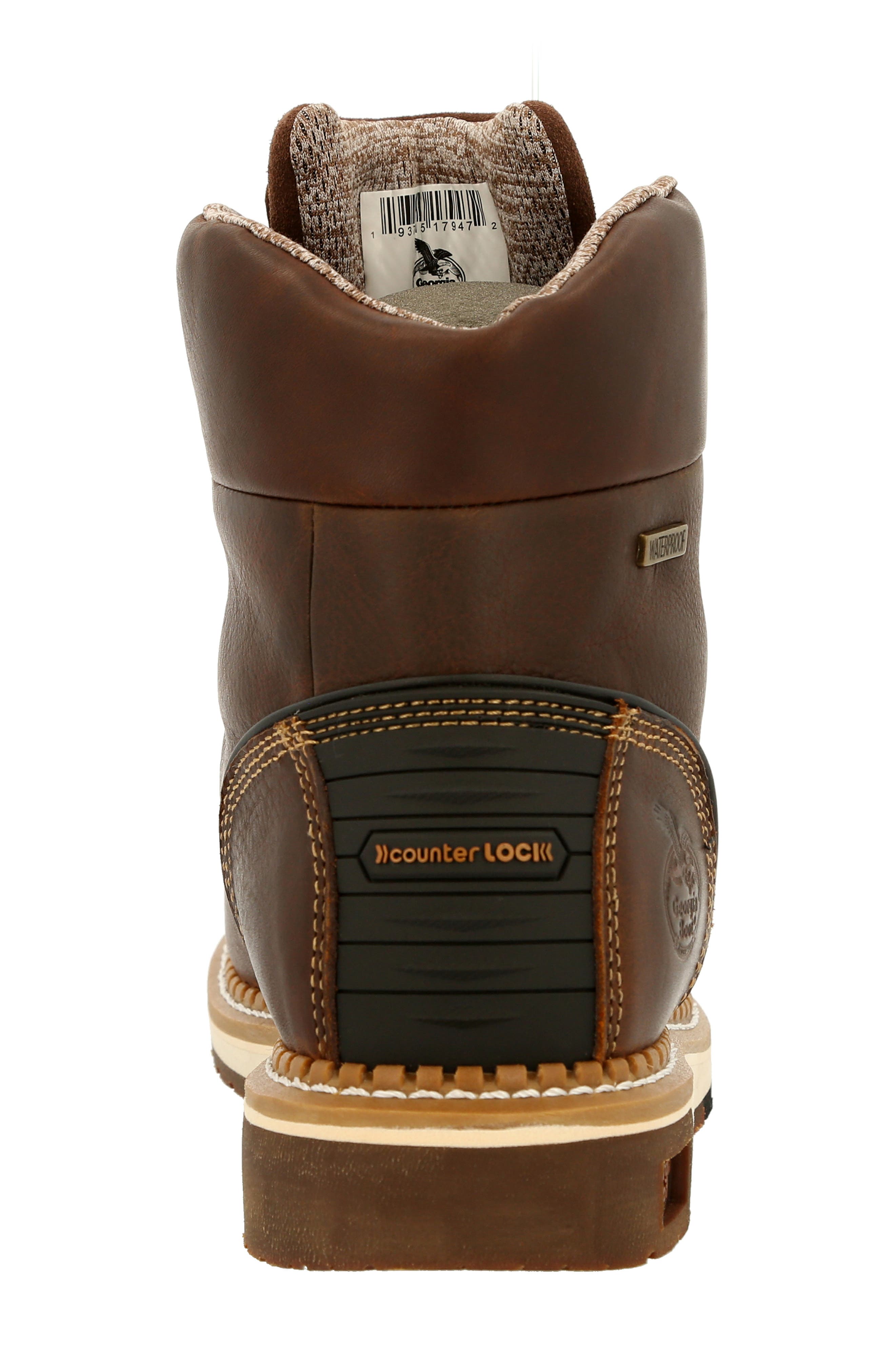 AMP LT Waterproof Wedge Work Boot, Alternate, color, BROWN
