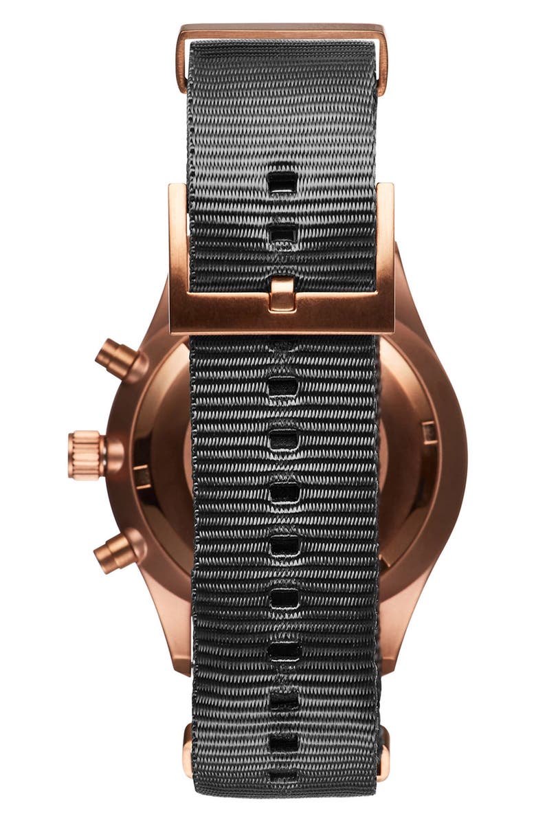 MVMT WATCHES MVMT Voyager Chronograph Canvas Strap Watch, 42mm, Alternate, color, 