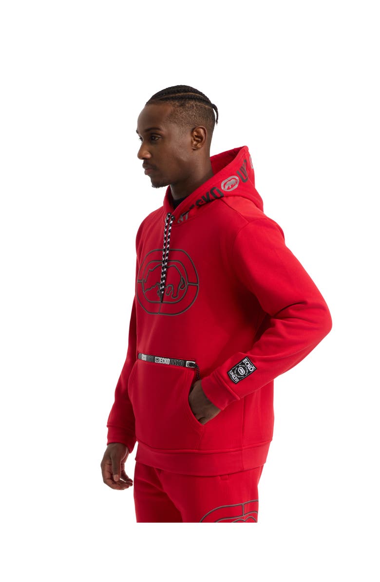 Ecko Unltd. Hollow Rhino Hoodie, Alternate, color, True Red