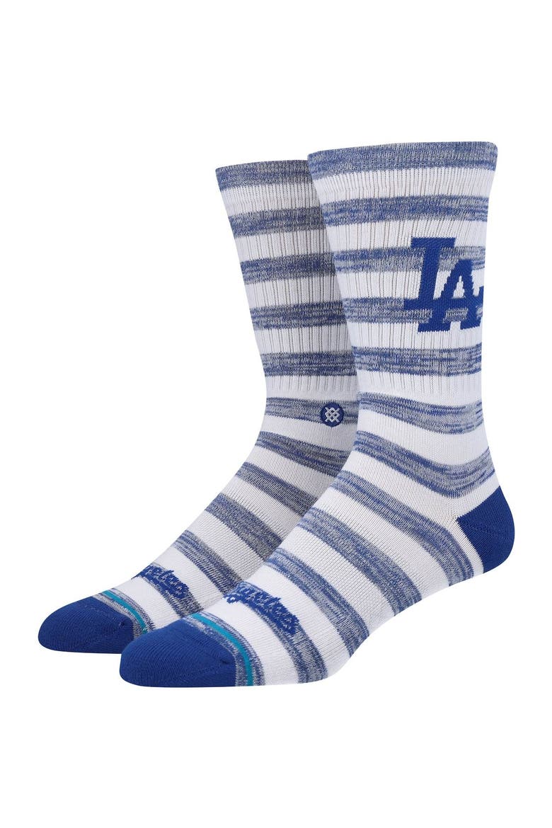 Los Angeles Dodgers 2-Pack Twist Crew Socks Set, Alternate, color, White