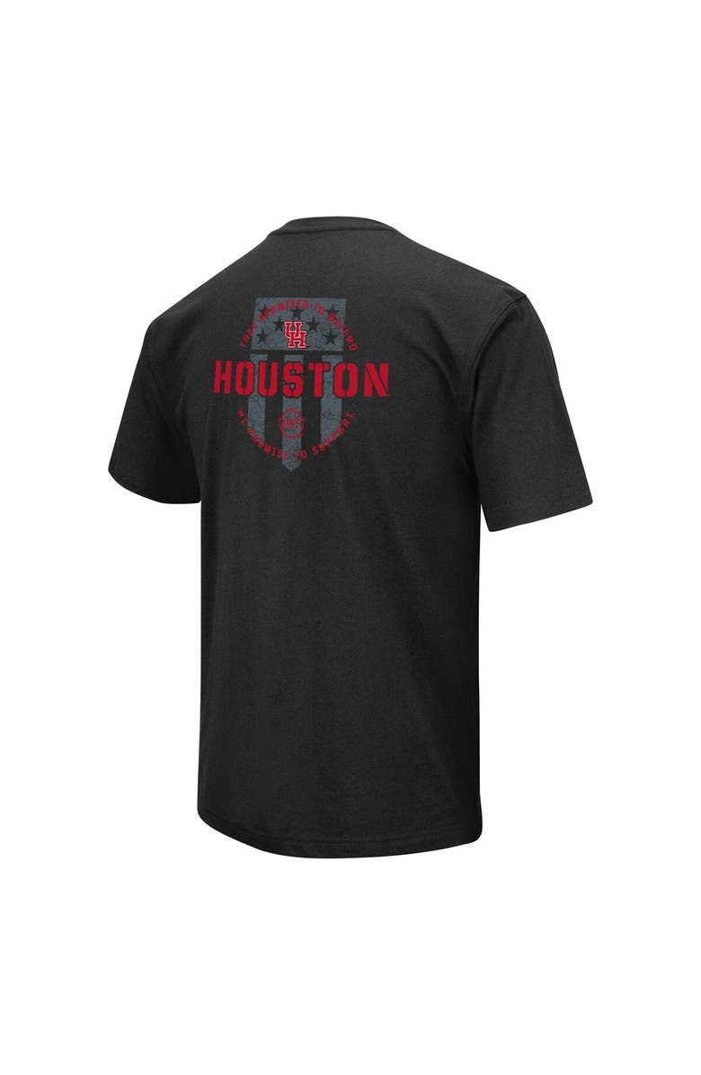 COLOSSEUM Men's Colosseum Black Houston Cougars OHT Military Appreciation T-Shirt, Alternate, color, 