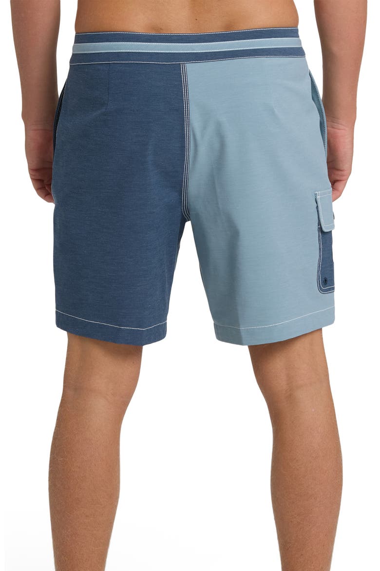 Sunset LT Board Shorts, Alternate, color, BLUE FOG
