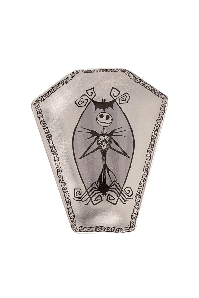 The Nightmare Before Christmas Jack Skellington Trinket Tray, Alternate, color, White