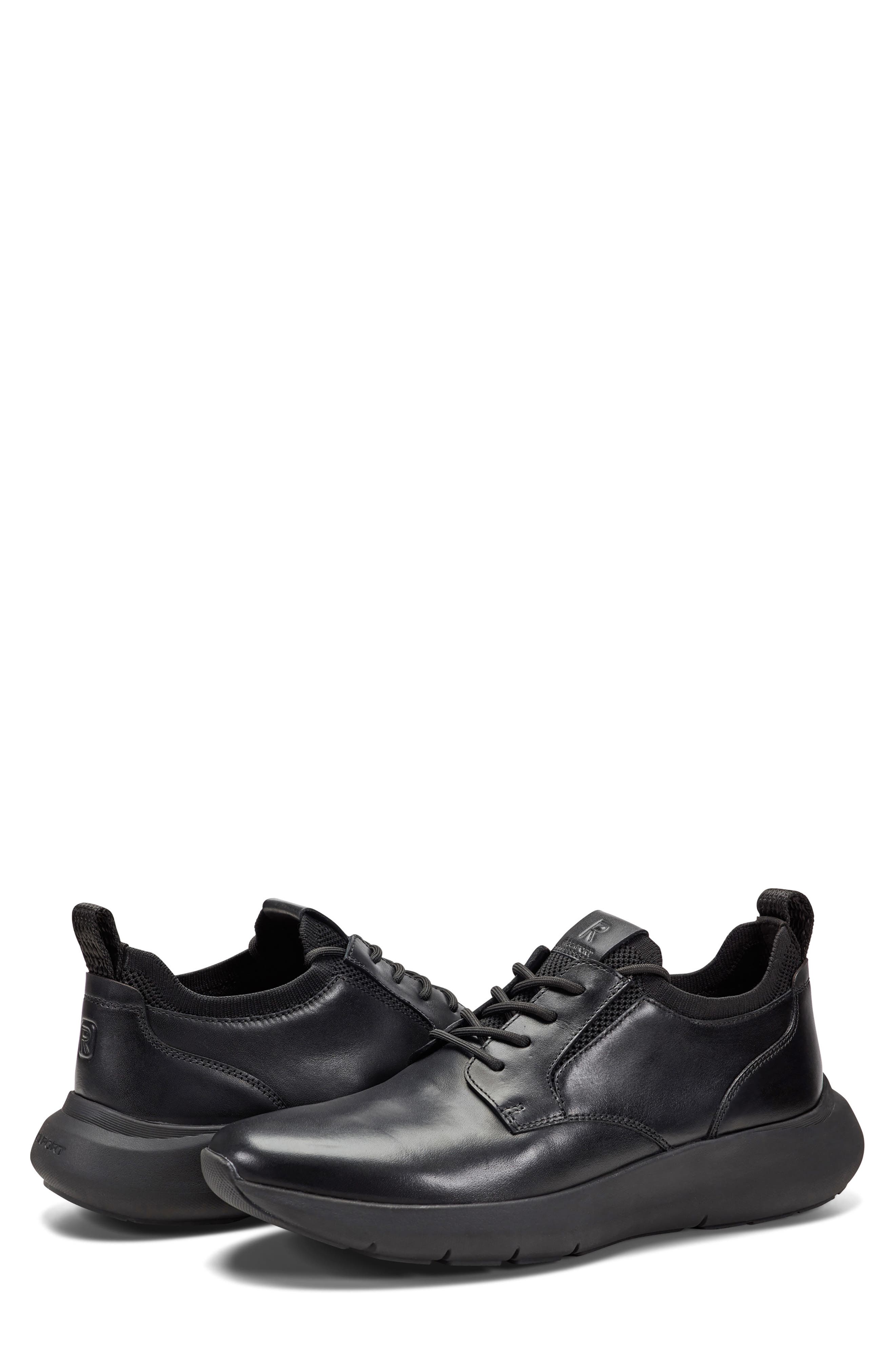 Rockport Jonston Sneaker, Alternate, color, Black