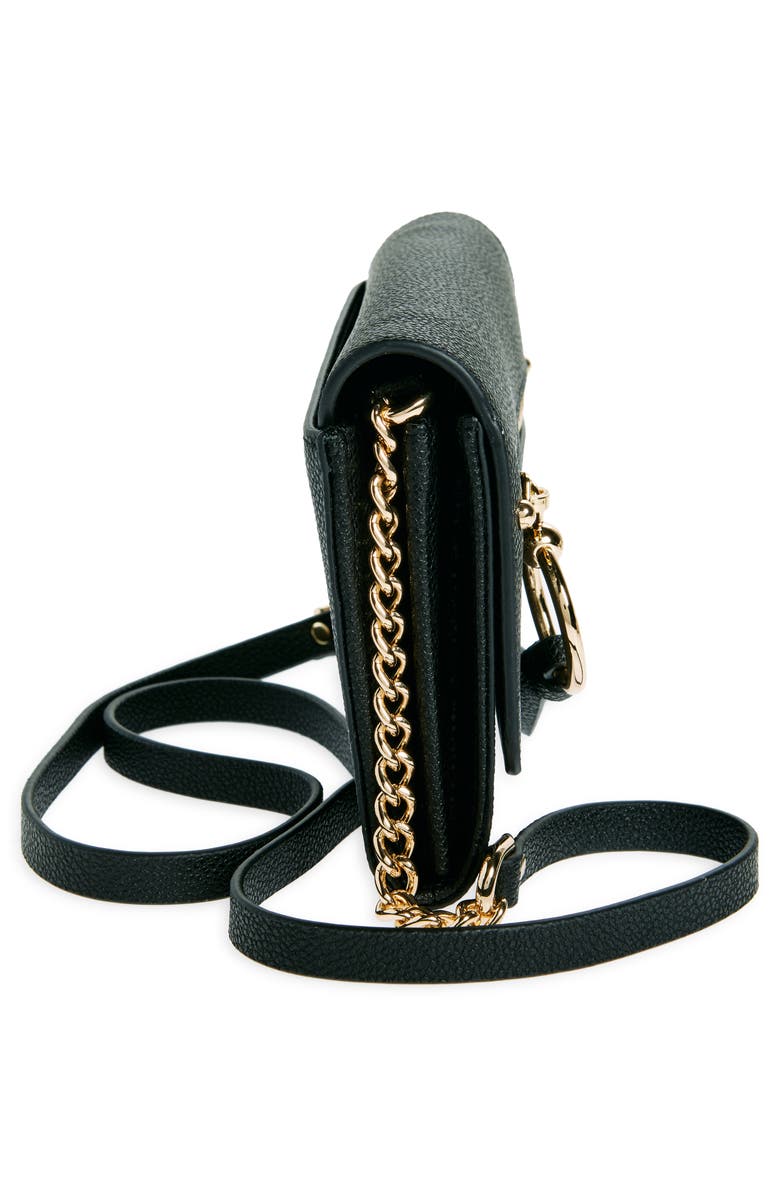 Rebecca Minkoff Gabby Crossbody Wallet, Alternate, color, Black