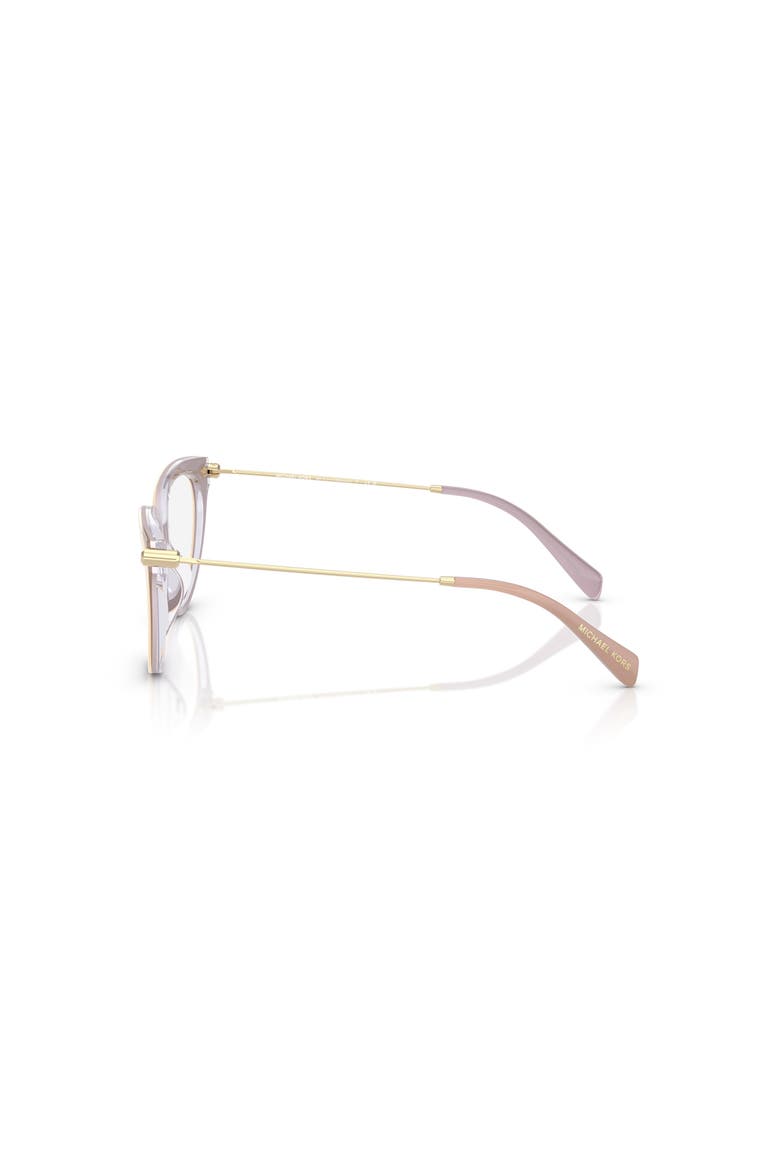 53mm Cat Eye optical glasses, Alternate, color, Beige