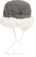 Nanette Lepore Reversible Faux Fur Quilted Bucket Hat