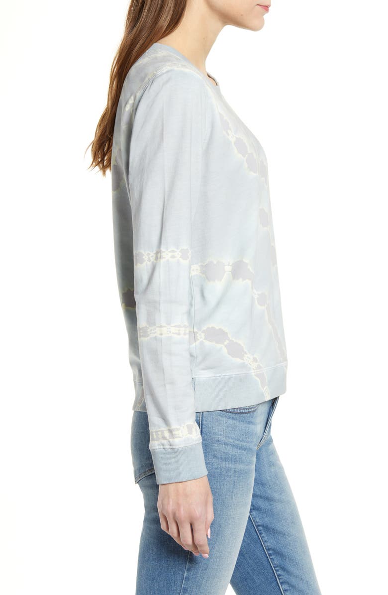 Lucky Brand Tie Dye Cotton Sweatshirt, Alternate, color, 