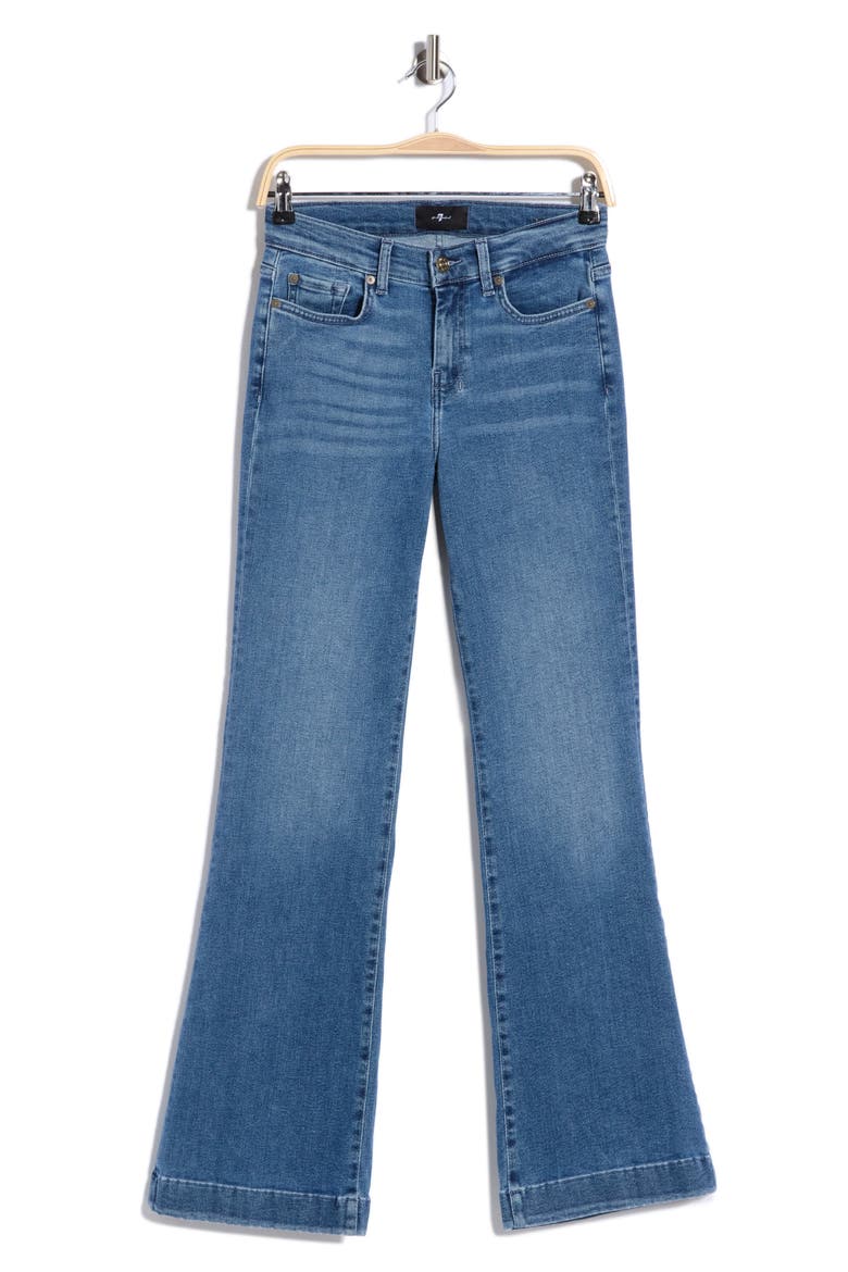 Dojo Tailorless Flare Leg Jeans, Alternate, color, YORKTOWN