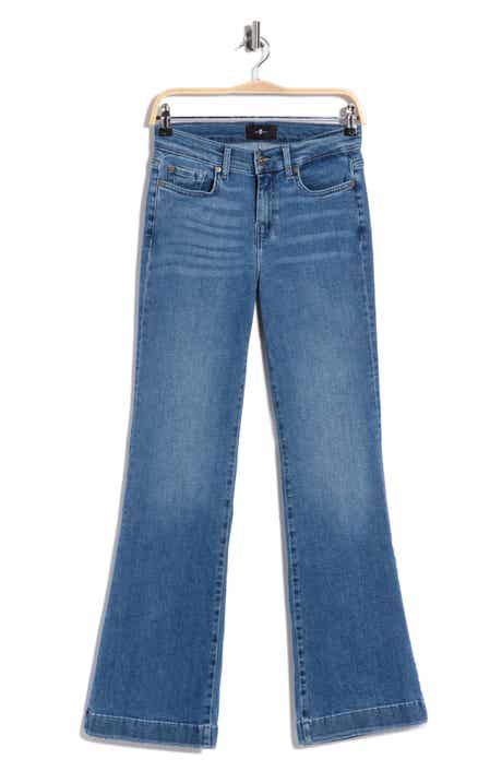 7 For All Mankind Dojo Tailorless Flare Leg Jeans