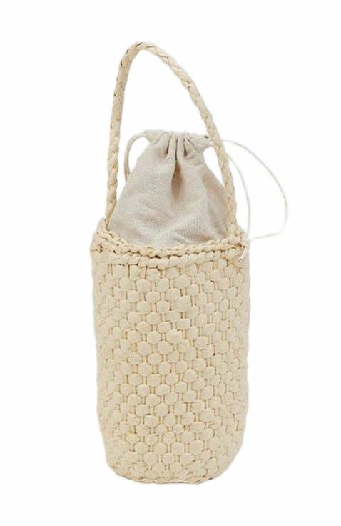 Straw Wine Bag