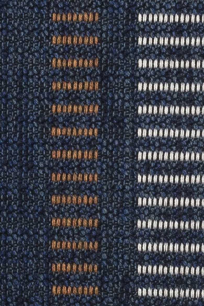 Journey Indoor & Outdoor Woven Accent Pillow, Alternate, color, Indigo