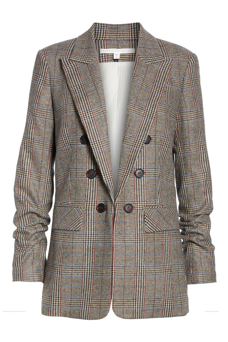 Beacon Check Dickey Jacket, Alternate, color, BEIGE MULTI