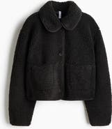 H&M Collared Teddy Jacket