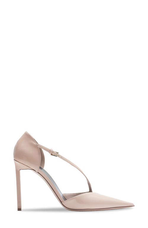 Tom Ford Stiletto Asymmetric Strap Pump In Neutral