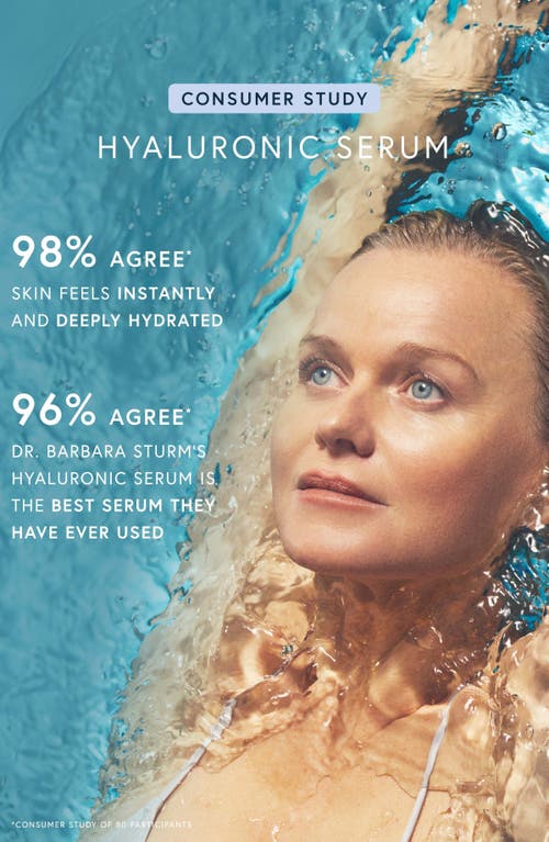 Dr Barbara Sturm Dr. Barbara Sturm Hyaluronic Serum Home & Away Gift Set $435 Value In Transparent