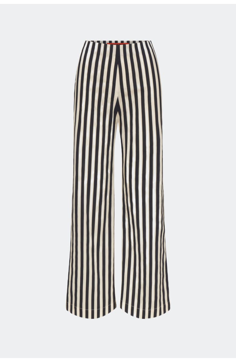 SIMONMILLER Pia Poplin Pant, Alternate, color, Black/White Stripe