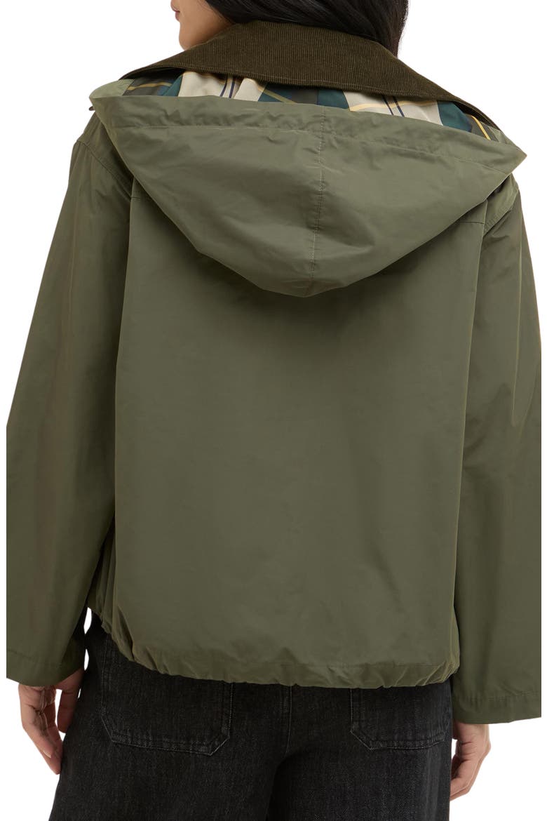 Weaver Water Repellent Hooded Jacket, Alternate, color, IVY GREEN/ ANCIENT