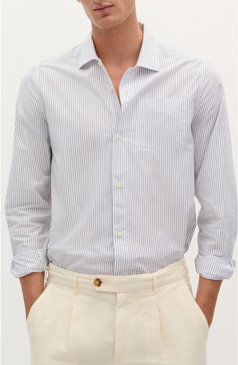 Scalpers Helsinki Shirt, Main, color, Bluestripes