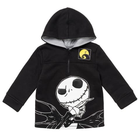 Nightmare Before Christmas Fleece Quarter-Zip Hoodie