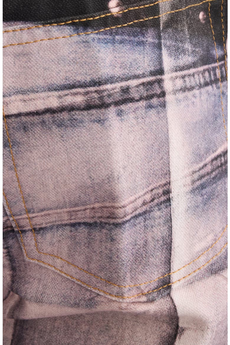 1996M Trompe l'Oeil Straight Leg Jeans, Alternate, color, PINK/ BLUE