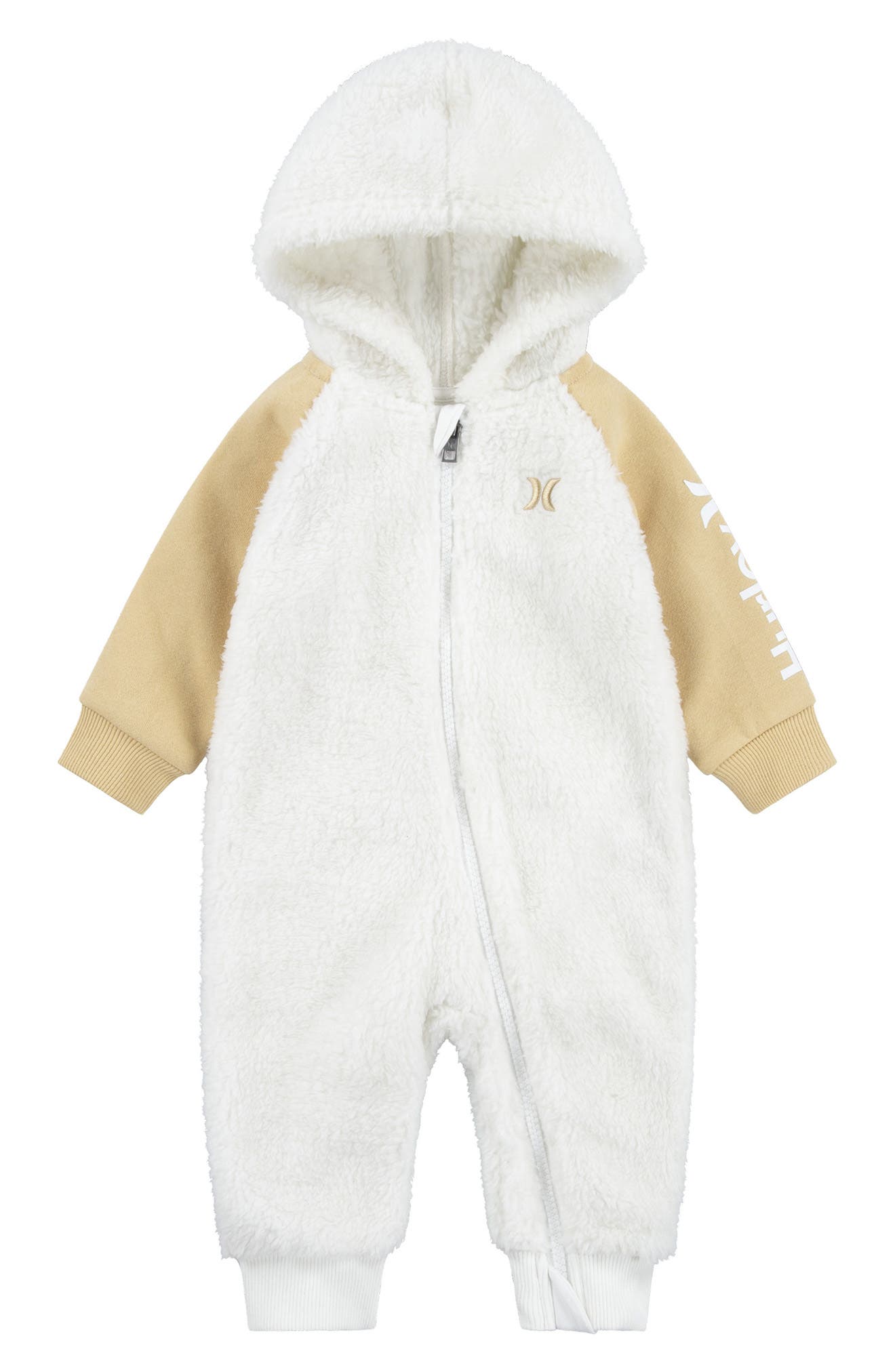 Hurley Plush Faux Fur Hooded Coverall