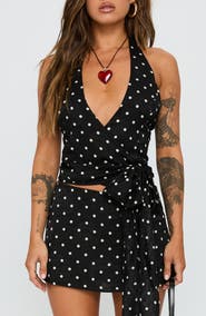Princess Polly Beffanie Wrap Halter Top & Skort Set