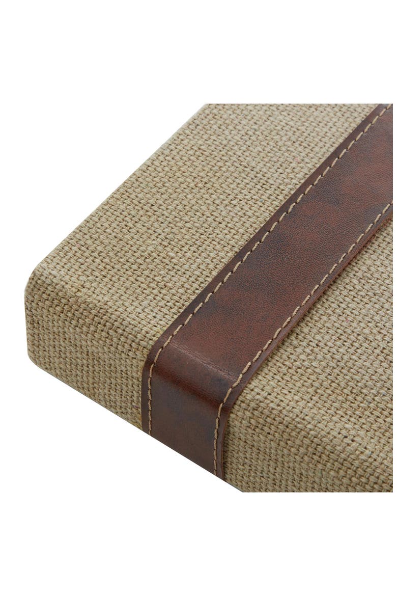Set of 3 Faux Book Boxes, Alternate, color, BROWN