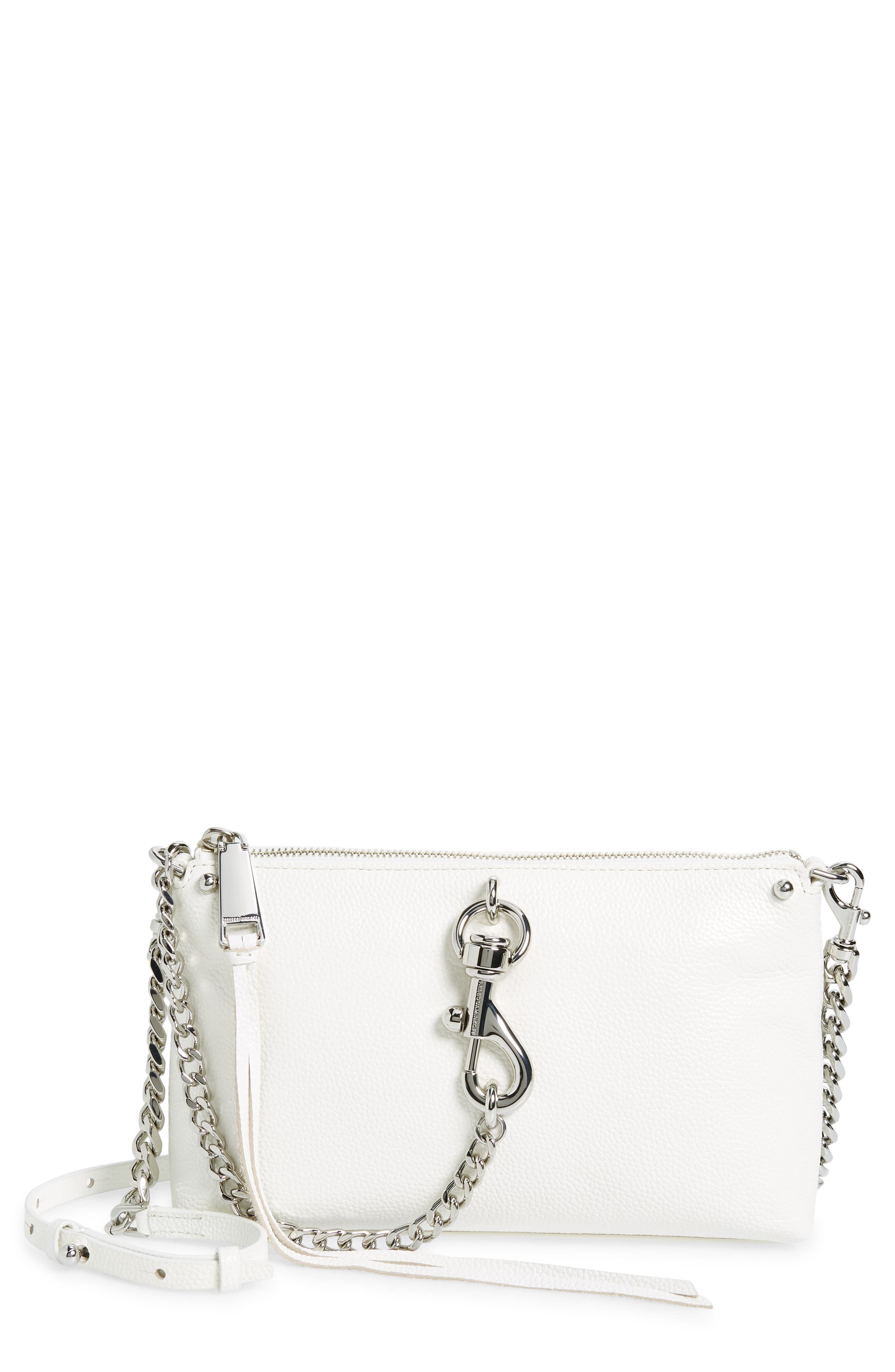 Rebecca Minkoff Megan Leather Crossbody Bag, Main, color, 