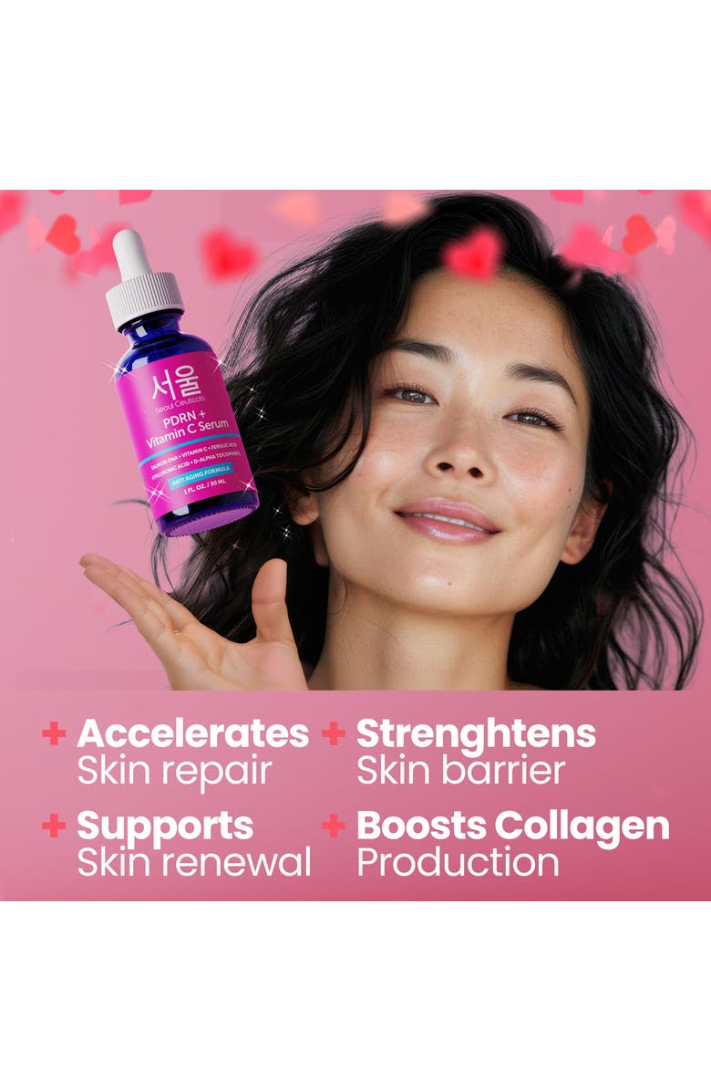 Seoul Ceuticals Korean Skin Care PDRN + Vitamin C Serum, Alternate, color, NO COLOR