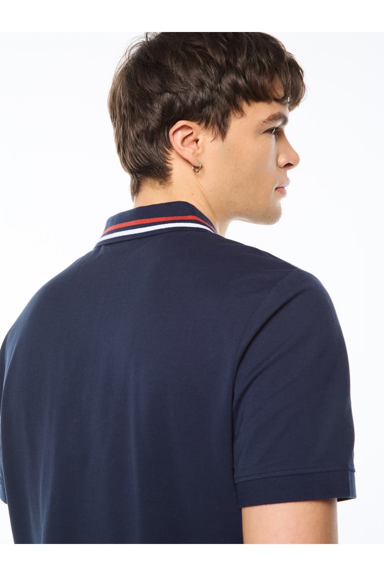 Ciro Pique Polo, Alternate, color, MARITIME BLUE
