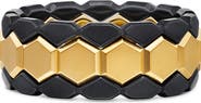 David Yurman Men's Hex Stack Ring