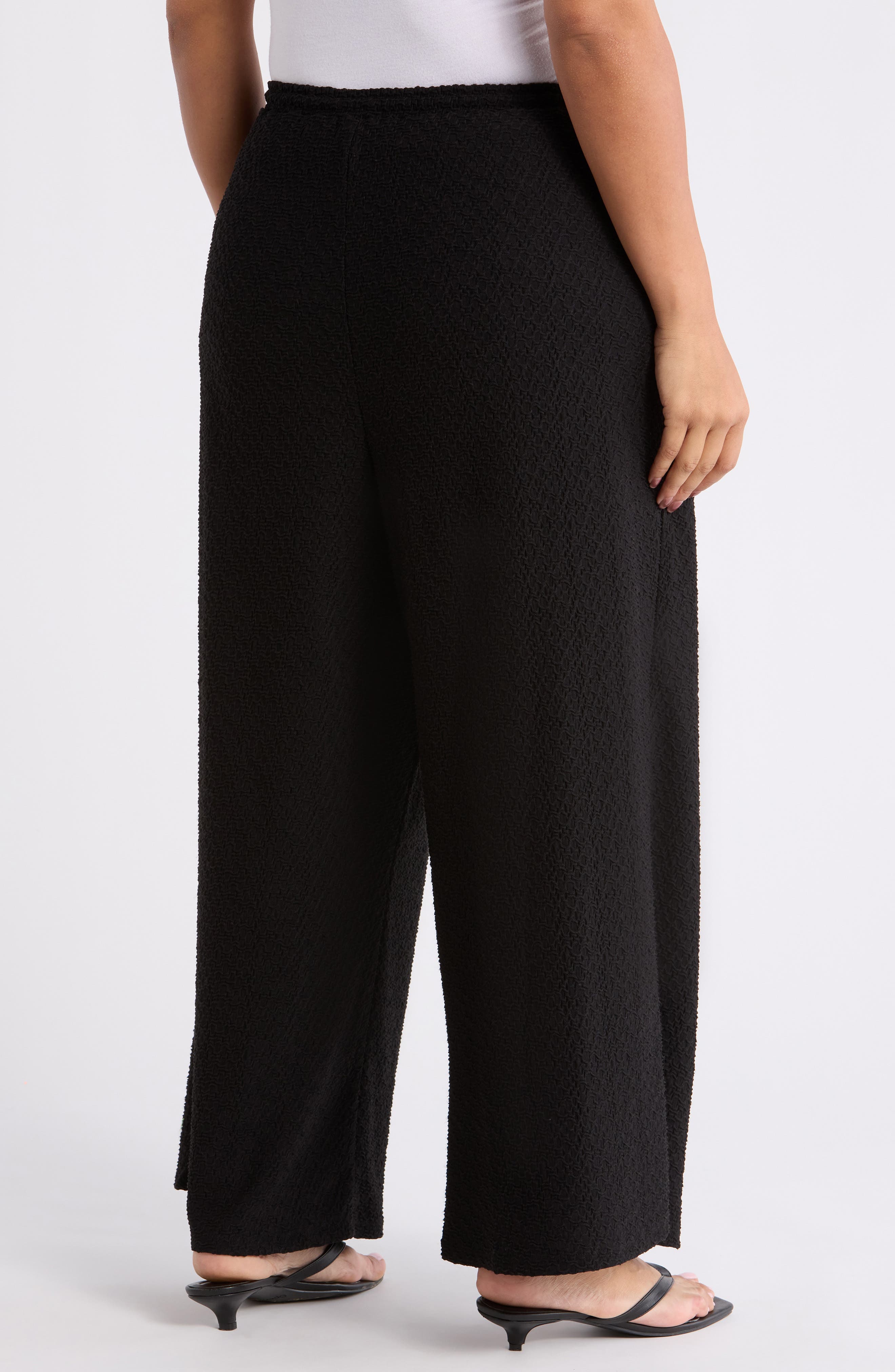 Textured Drawstring Pants - image 2